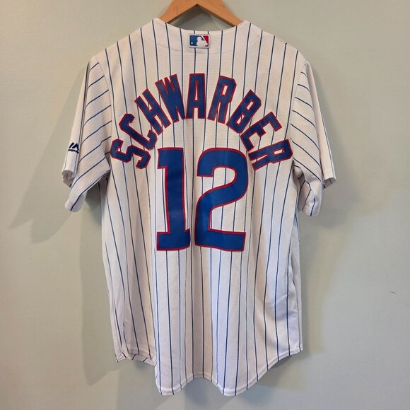 Majestic Cubs Jersey #12 Schwarber Mens M - Picture 2 of 8
